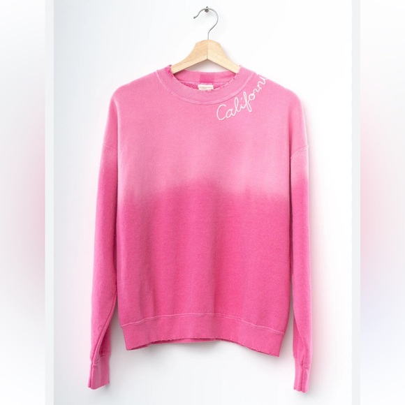 ISMBS Sweaters - ISBM Vintage Handmade Tie Dye Embroidered California Sweatshirt Medium Large